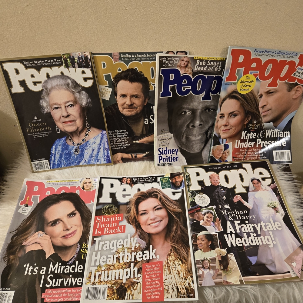 People Magazine Collection Set of 7 Books